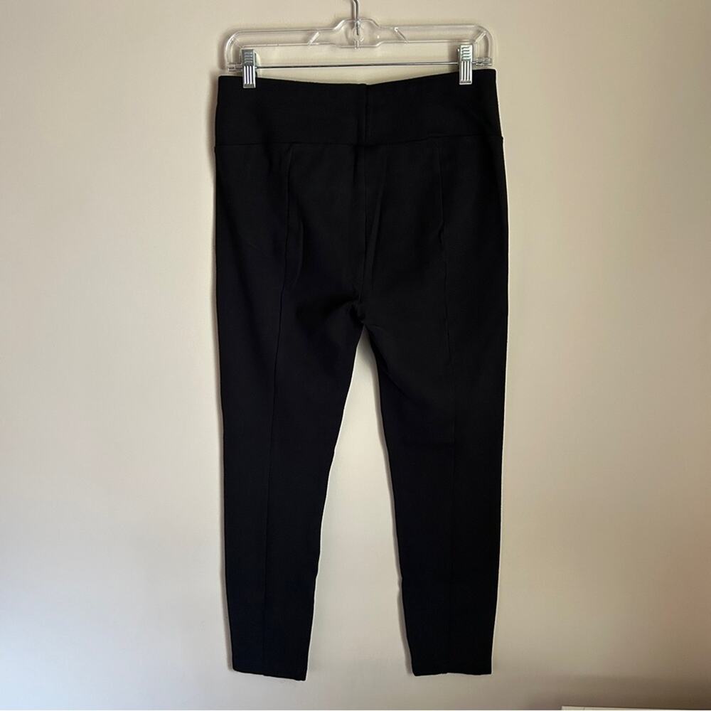 CAbi Black Mid-Rise Wide Waistband Ponte Knit Full-Length Leggings Size Medium - Picture 4 of 9